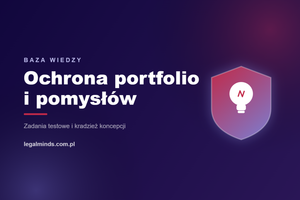 Ochrona portfolio i pomysłów przed kradzieżą koncepcji